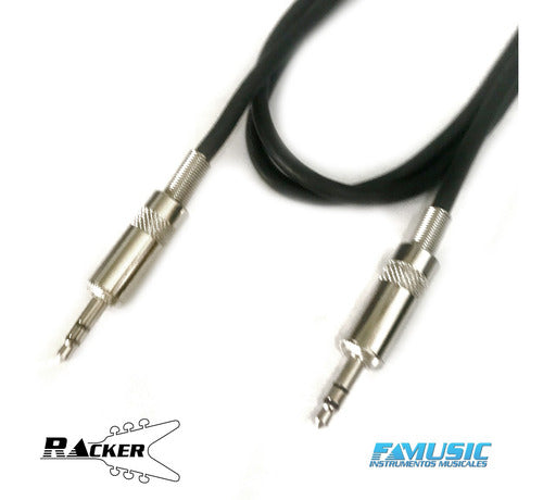 Cable Audio Racker-sm Ap-852 Miniplug St/miniplug St 1.5mts 2