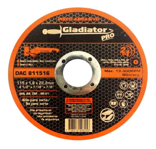 Gladiator Cutting Disc 4.1/2 H Y T 0