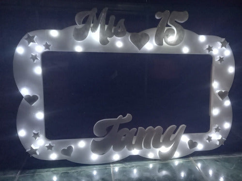 Selfie Frame / Picture Frame for Birthday Candy Bar Sweet 15 Party 0