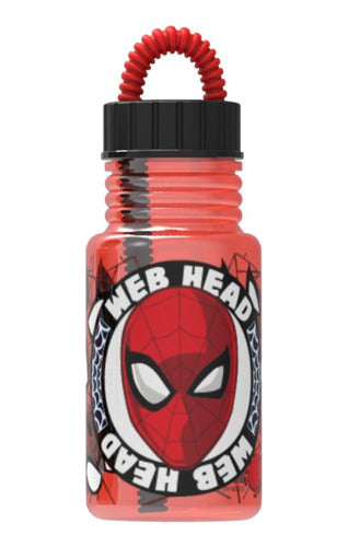 Marvel Spiderman 360 Ml Kids Sports Bottle with Straw 0