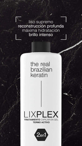 The Real Brazilian Brushing Progresivo Keratin Lixplex 1lt 1