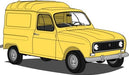 Renault 4 Van - Digital - Autos Francia - Lámina 45x30 Cm. 1