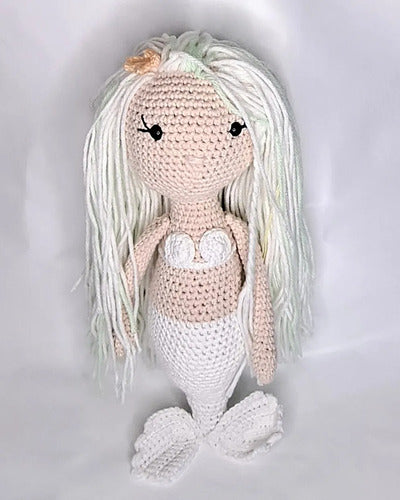 la.oveja.marita Sirenita Blanca Amigurumi 1