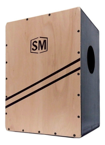 SM Cajón Dual Peruano Flamenco De Luthier Doble Tapa 2