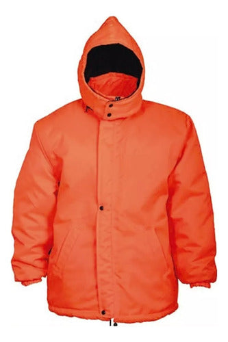 Morevic Trucker Jacket in Orange 0