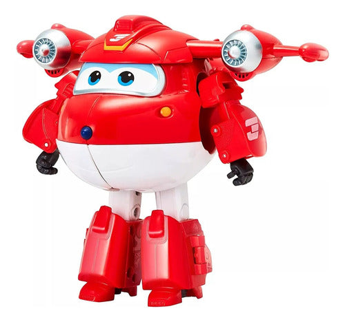 Super Wings 5 Transformando Avião Jett Supercharged 0