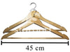 Generic Premium Quality Wooden Hanger Pack of 10 3