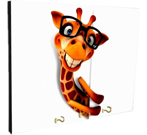 Wall Mounted Key Holder Giraffes Various Models 15x20cm (3) 4