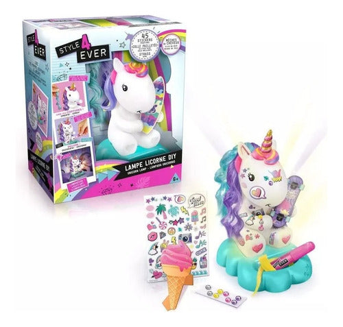 Alitrade Unicorn Lamp for Decorating Stickers Gems Glitter 0