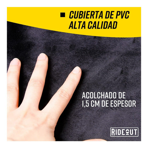 Portabicicletas Para Portalon Camioneta Pick-up Pad Flyrock 3