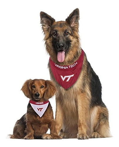 Pets First Virginia Tech Reversible Bandana for Dogs 3