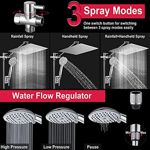 NERDON Rain Shower Head 2