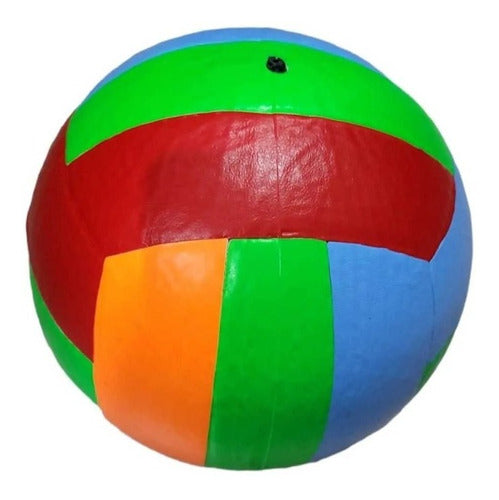 Tricolor Synthetic Leather Volleyball Beach Ball 4