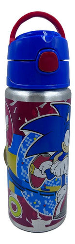 Sonic Children's Bottle with Flip-Top Lid and Spout 1