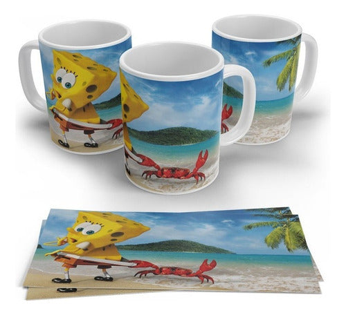 Newcaps Taza Plastica Sublimada Bob Esponja #380 0