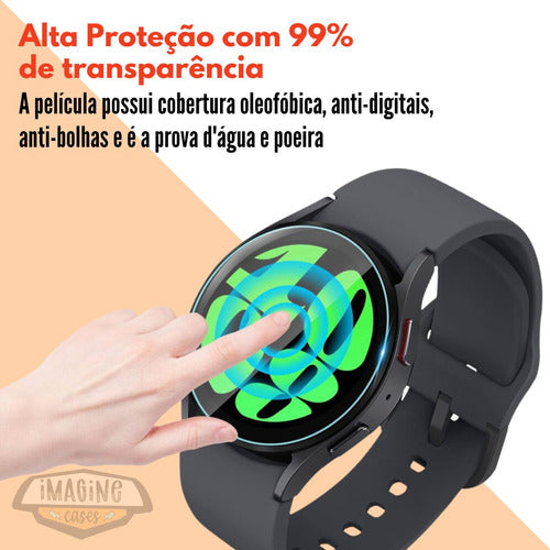 Combo 2 Película Vidro Anti Impacto Para Galaxy Watch 6 44mm 3