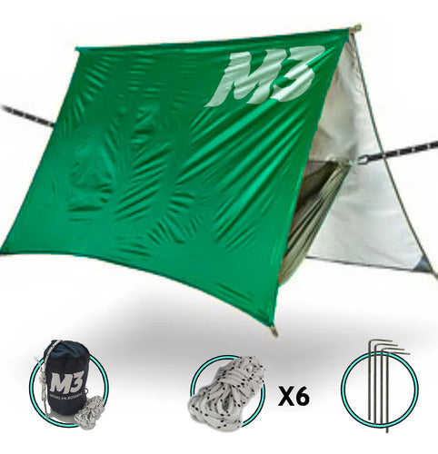 M3® Tarp Overhang for Hammock Tent 3x3 - Official Store 16