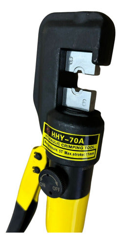 Pinza Hidráulica Para Indentar Terminales Hhy-70a 3