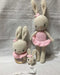 Malú Amigurumis Trio Bunny Plush + Rattle/Teether + Pacifier Holder 0