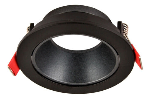 Recessed Spotlight for GU10 Round PVC White Black 20