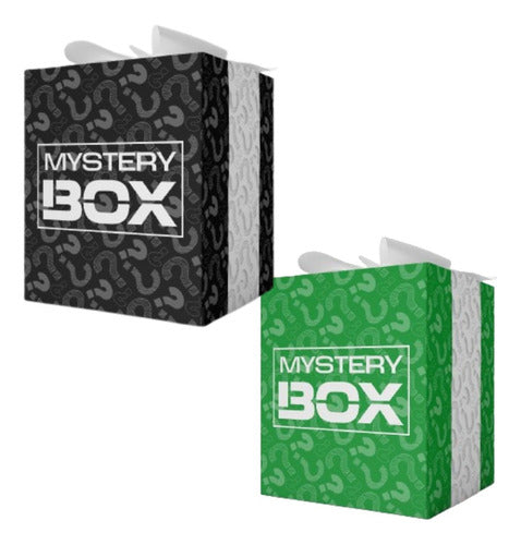 Set of 2 Premium Green + Black Mystery Boxes Surprise Tech Gadgets 0