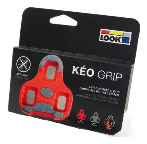 Taco Pedal Speed Look Keo Grip Vermelho Float 9º Taquinho 0