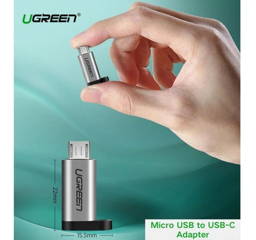 Adaptador Ugreen Micro-usb A Usb-c Hembra Diginet 1