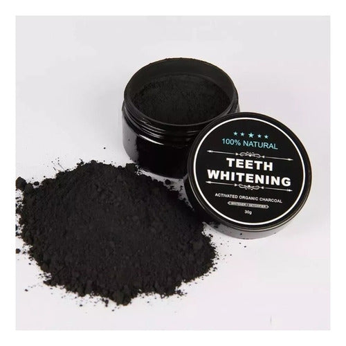 Natural Charcoal Coconut Dental Whitening Powder - Brighten Your Teeth 2