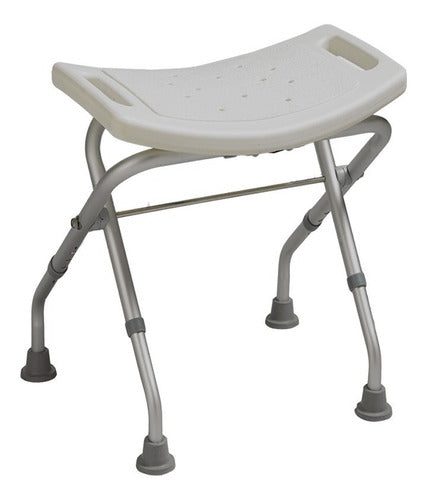 Care-Quip Folding Shower Stool Aluminum D101 Ntpb 1