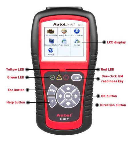 Autel Autolink Al519 Auto Herramienta De Diagnóstico Scanner 4