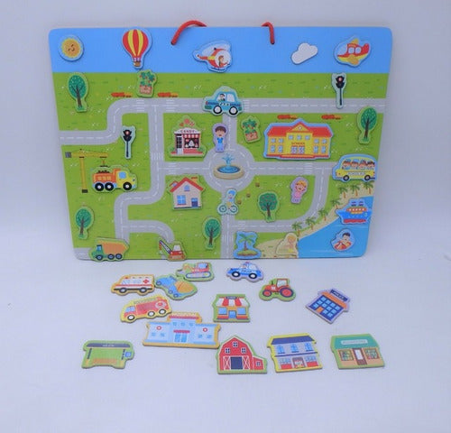 Faydi Magnetic Wooden Board with Magnetic Figures - 2 Models Available 2