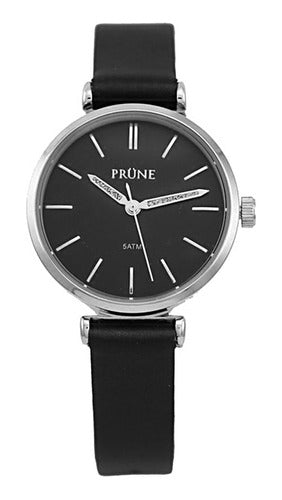 Prüne Reloj Prune Pru-5153-01 Sumergible Cuero 0