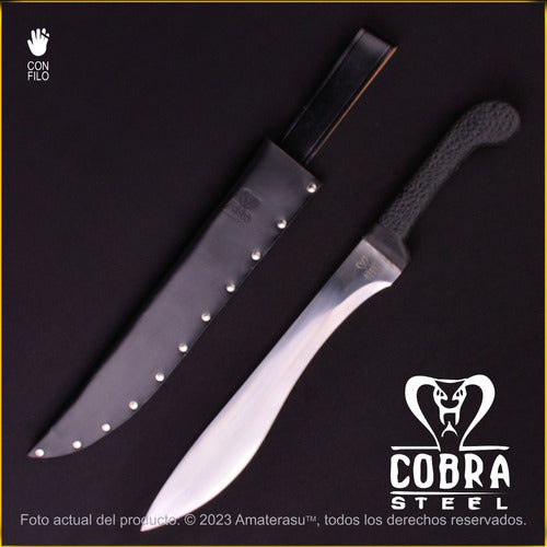 Machete Falcata Cobra Steel Windlass Full Tang Filo 1