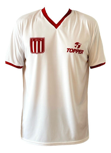 Estudiantes Champion 1982-1983 White Mc Retro T-Shirt 0