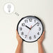 Plumeet Kids Wall Clock, Decorative Black Quartz 5