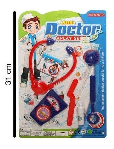 LITTE DOCTOR Juego Set De Doctor Con Estetoscopio Y Accesorios Blister 1