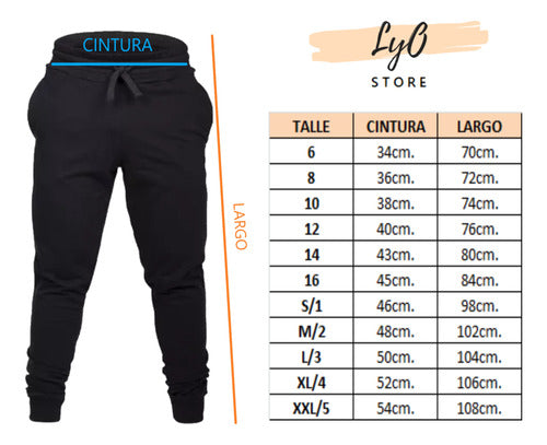 LyO__STORE Conjunto Remera + Pantalón Jogging Divididos - Logos 4