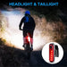 AOZOY Rechargeable USB Bicycle Light Set 6