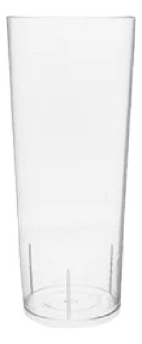 Kovalplast Long Drink Disposable Glasses Crystal PS X 50u 0