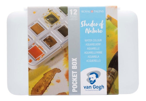 Acuarelas Profesionales Van Gogh Shades Of Natu X 12 Estuche 1