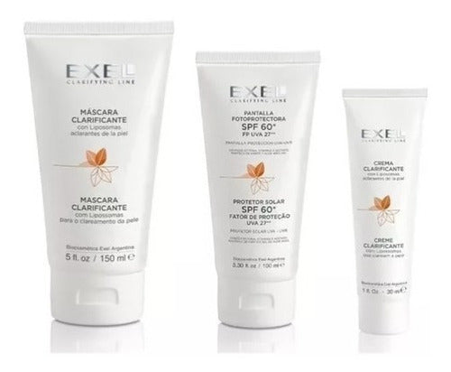 Exel Clarifying Kit: Mask + Cream + SPF Protector 0