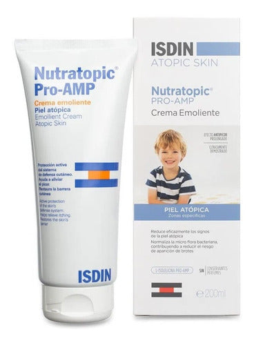 Isdin Nutratopic Pro-AMP Emollient Cream for Atopic Skin 200ml 0