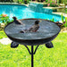 DREAMSOUL 26 Inches Pedestal Bird Bath with 4-Prong Stake 0