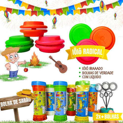 Kit 500 Prenda Festa Junina Brinquedos Doação Brinde Criança 6