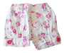 Ves Short Beba Gabardina Flores Fucsia Y Blanco 0