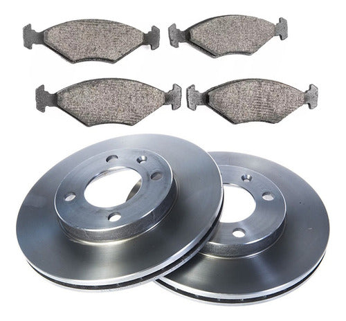 Cilbrake Discos Ventilado Y Pastillas P/ Volkswagen Gol Country 0