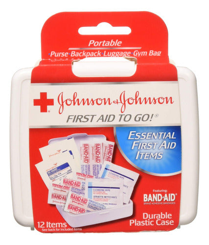 Johnson & Johnson First Aid Kit for Travel, 12 Items 0