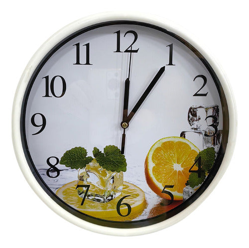 Reloj De Pared Redondo 24cm 1