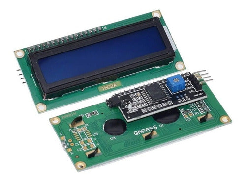 5 X Display Lcd 16x2 Com Backlight Verde E Escrita Preta 0