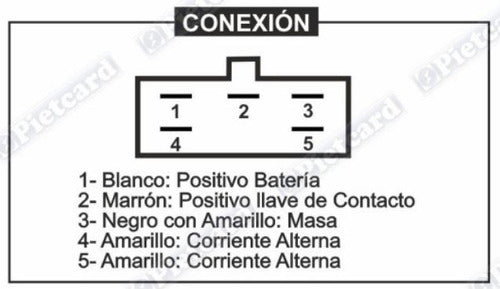 Regulador Voltaje Pietcard 1267 3